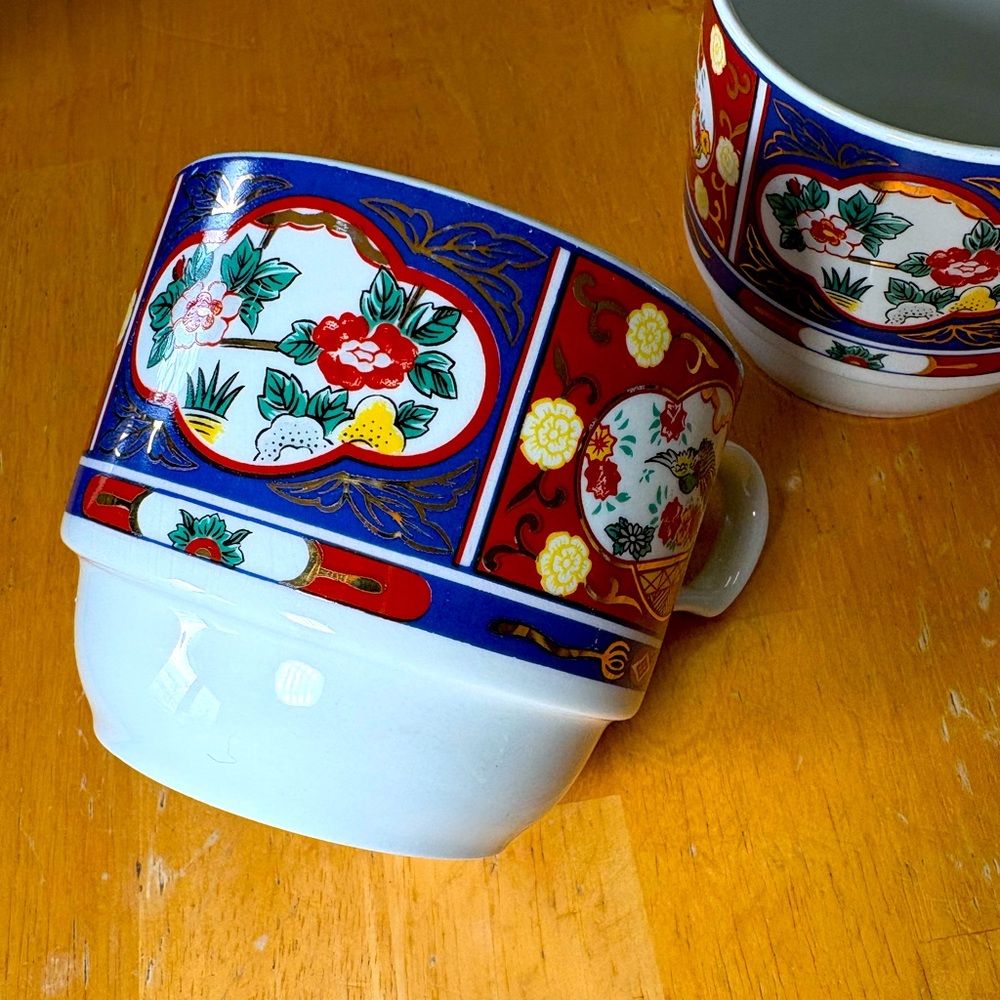 Set of 2 Vintage La S Marco Mugs